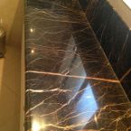 marble vanity basin coated with Clearstone